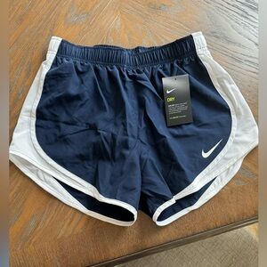 Nike Girls Dry Tempo Running Shorts (Navy/White) 849586-420